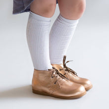 Load image into Gallery viewer, Cable Knit Knee High Socks | White