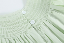 Load image into Gallery viewer, Bunny Smocked Dress | Honeydew