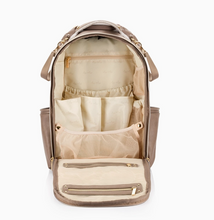 Load image into Gallery viewer, Vanilla Latte Boss Plus™ Backpack Diaper Bag