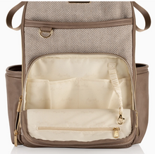 Load image into Gallery viewer, Vanilla Latte Boss Plus™ Backpack Diaper Bag