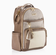 Load image into Gallery viewer, Vanilla Latte Boss Plus™ Backpack Diaper Bag