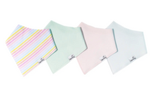Load image into Gallery viewer, Lucky Bandana Bib Set (4-pack)