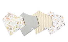 Load image into Gallery viewer, Rex Bandana Bib Set (4-pack)