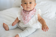 Load image into Gallery viewer, Olive Bandana Bib Set (4-pack)