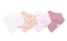 Load image into Gallery viewer, Lola Bandana Bib Set (4-pack)