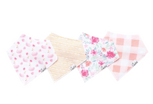 Load image into Gallery viewer, June Bandana Bib Set (4-pack)