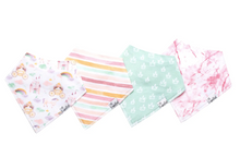 Load image into Gallery viewer, Enchanted Bandana Bib Set (4-pack)