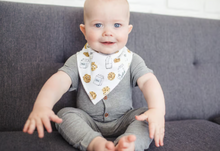 Load image into Gallery viewer, Chip Bandana Bib Set (4-pack)