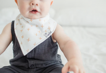 Load image into Gallery viewer, Chip Bandana Bib Set (4-pack)