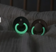 Load image into Gallery viewer, BIBS 2 Pack GLOW | Iron, Baby Blue