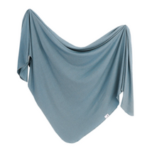 Load image into Gallery viewer, Atlantic Rib Knit Swaddle