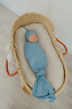 Load image into Gallery viewer, Atlantic Rib Knit Swaddle