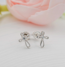 Load image into Gallery viewer, Cross Earrings