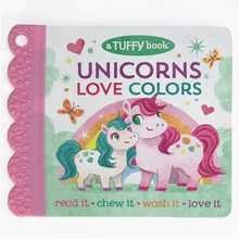 Load image into Gallery viewer, Unicorns Love Colors | Indestructible Book