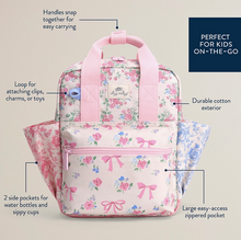 Load image into Gallery viewer, Itzy Bitzy Backpack | Ribbons + Roses