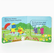 Load image into Gallery viewer, Dinos Love Jelly Beans Lift-A-Flap Book