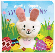 Load image into Gallery viewer, Hippity, Hoppity, Little Bunny Finger Puppet Book