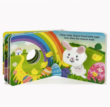 Load image into Gallery viewer, Hippity, Hoppity, Little Bunny Finger Puppet Book