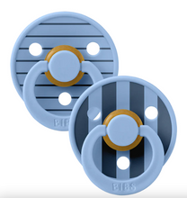 Load image into Gallery viewer, BIBS Studio Colour 2 Pack Pin | Sky Blue