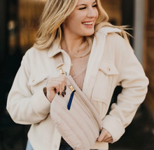 Load image into Gallery viewer, Jolie Puffer Belt Bag | Sand