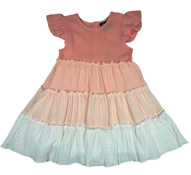 Layered Dress | Peach Ombre 2T Layered Dress | Peach Ombre 2T