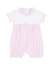 Load image into Gallery viewer, Tiny Bunny Ruffle Romper | Pink