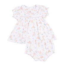 Load image into Gallery viewer, Bunny & Duck Puff Sleeve Dress