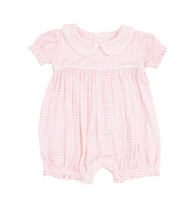 Load image into Gallery viewer, Mini Gingham Puff Sleeve Bubble