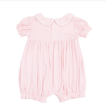 Load image into Gallery viewer, Mini Gingham Puff Sleeve Bubble