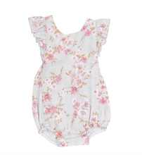 Load image into Gallery viewer, Pink Phlox Floral Sunsuit