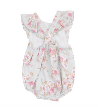 Load image into Gallery viewer, Pink Phlox Floral Sunsuit