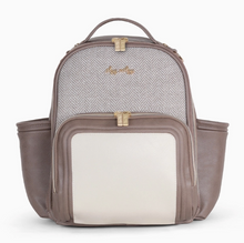 Load image into Gallery viewer, Vanilla Latte Itzy Mini Plus™ Diaper Bag Backpack