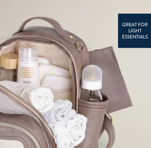 Load image into Gallery viewer, Vanilla Latte Itzy Mini Plus™ Diaper Bag Backpack