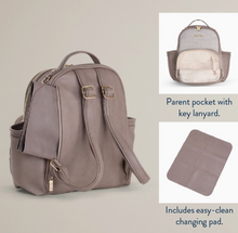 Load image into Gallery viewer, Vanilla Latte Itzy Mini Plus™ Diaper Bag Backpack