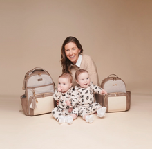 Load image into Gallery viewer, Vanilla Latte Itzy Mini Plus™ Diaper Bag Backpack