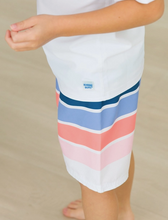Load image into Gallery viewer, Seaside Swim Trunks | White