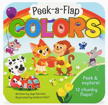 Load image into Gallery viewer, Colors Lift-A-Flap Book
