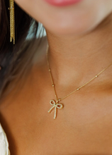 Load image into Gallery viewer, Isabella Bow Necklace