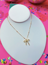 Load image into Gallery viewer, Isabella Bow Necklace