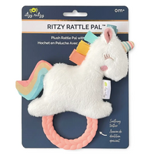 Load image into Gallery viewer, Ritzy Rattle Pal™ with Teether, Unicorn