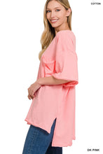 Load image into Gallery viewer, Chloe Oversized Top, Dark Pink
