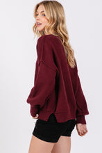 Load image into Gallery viewer, Lana Oversized Sweater | Burgandy
