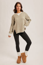 Load image into Gallery viewer, Brooklynn Brush Thermal Crew | Olive
