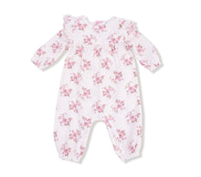 Load image into Gallery viewer, Belle Rosette Dot Romper
