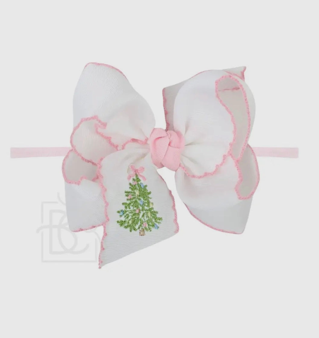 Embroidered Christmas Tree Headband