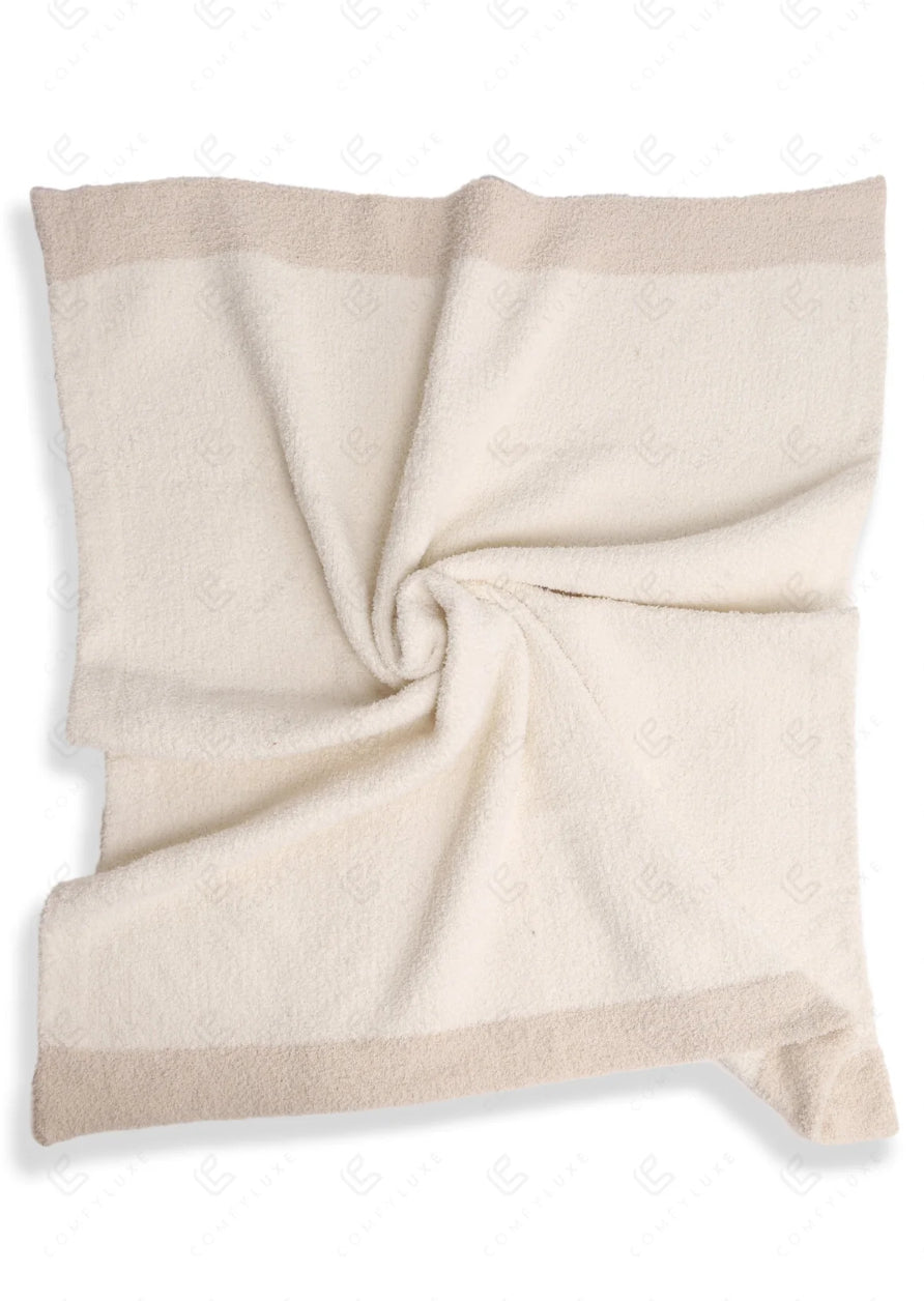 Solid Comfy Luxe Blanket | Beige
