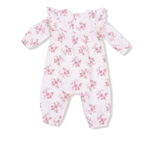 Load image into Gallery viewer, Belle Rosette Dot Romper

