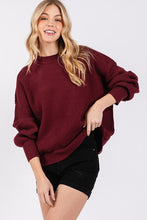 Load image into Gallery viewer, Lana Oversized Sweater | Burgandy
