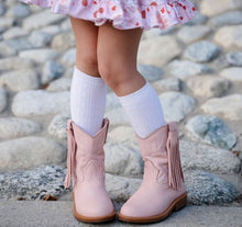 Load image into Gallery viewer, Cable Knit Knee High Socks | White
