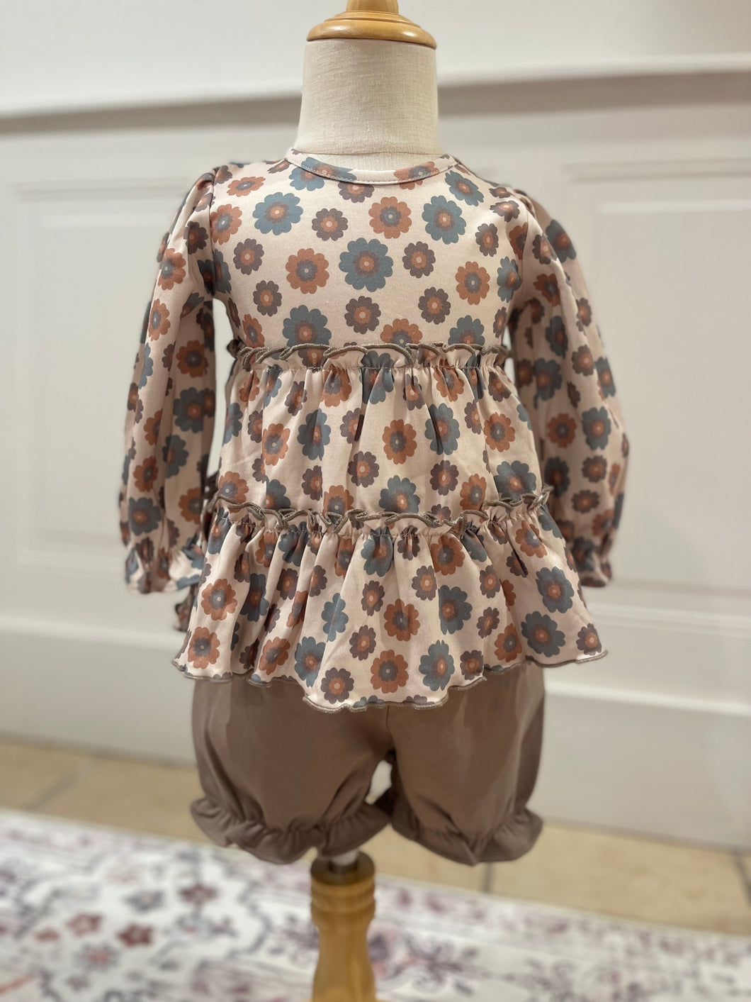 Floral Bloomer Set | Mocha
